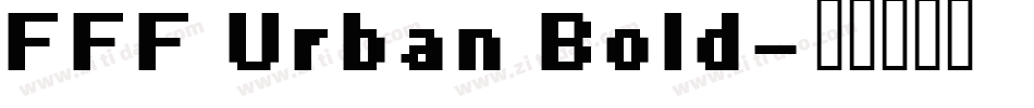 FFF Urban Bold字体转换